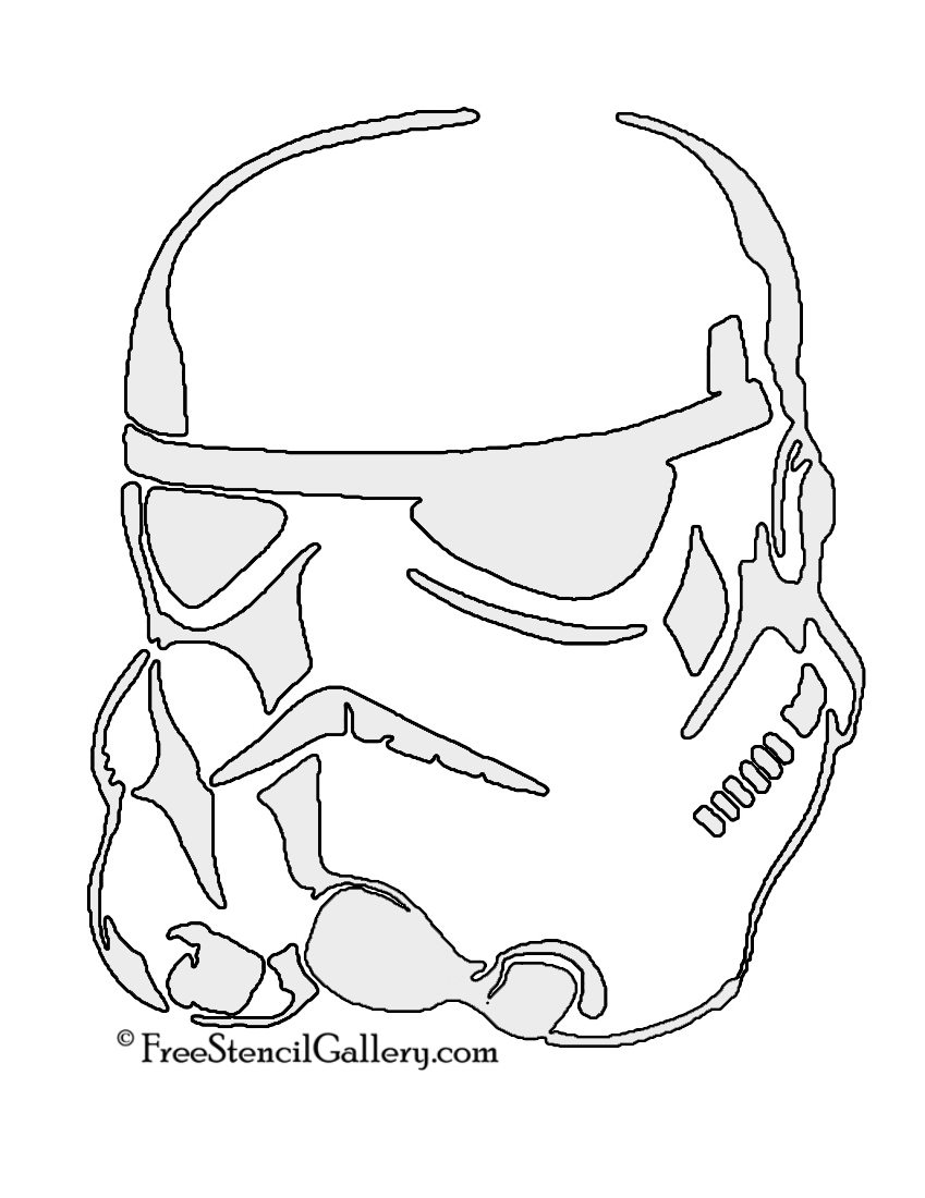 849x1100 Stormtrooper Helmet Stencil Free Stencil Gallery