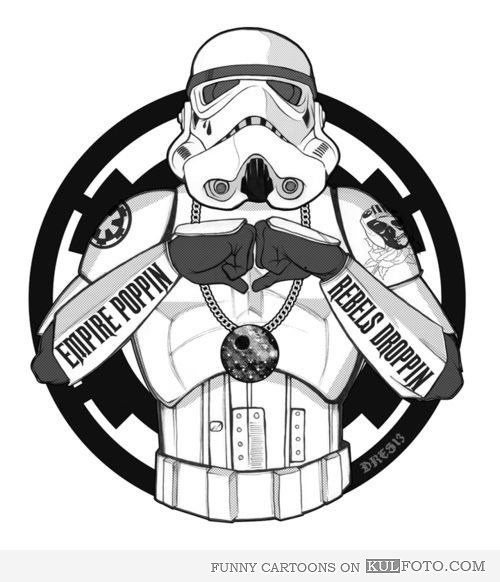500x582 Stormtrooper Clipart Badass