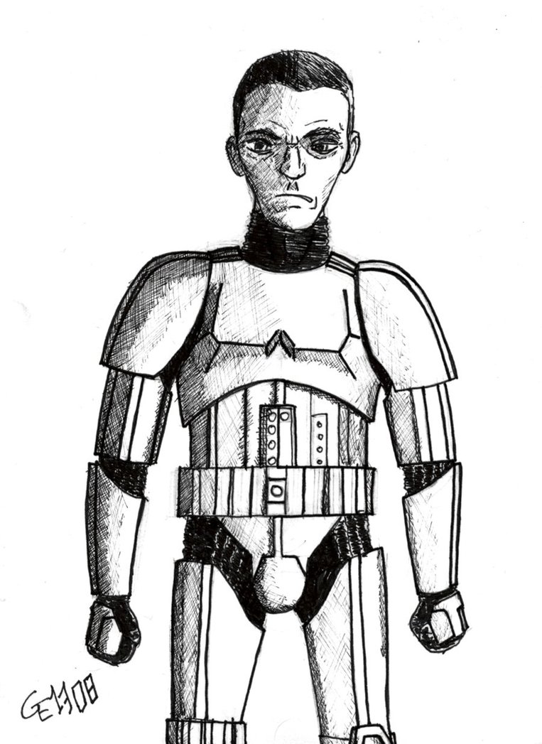 763x1047 Stormtrooper Without Helmet By Ge 1308