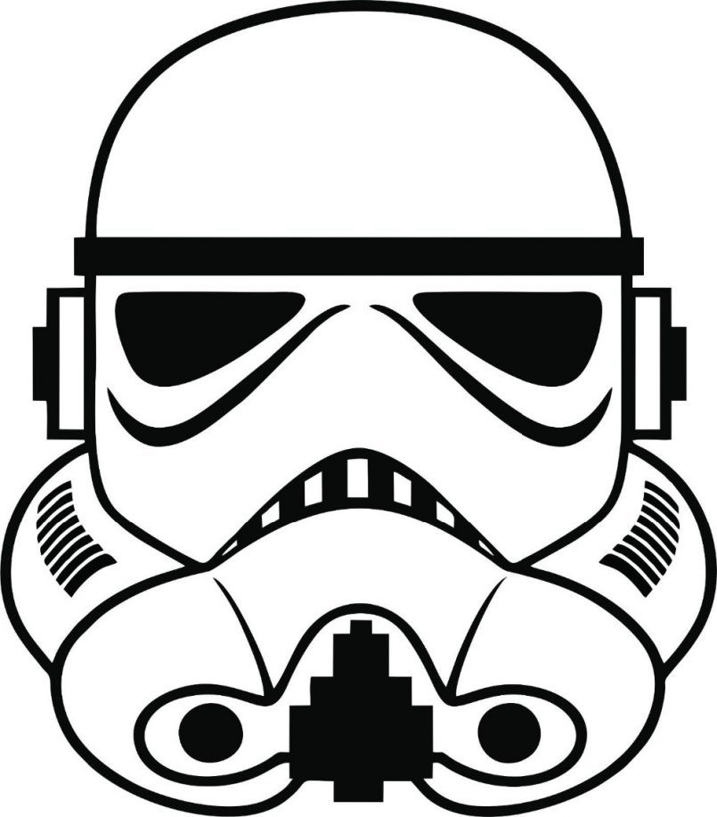 805x917 Themes New Stormtrooper Helmet Drawing As Well As Simple
