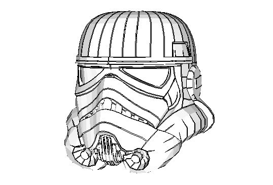 Stormtrooper Drawing Helmet at GetDrawings | Free download