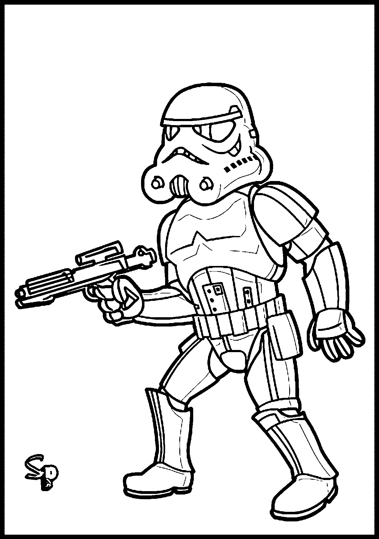 1228x1745 Star Wars Stormtrooper Coloring Page Wecoloringpage