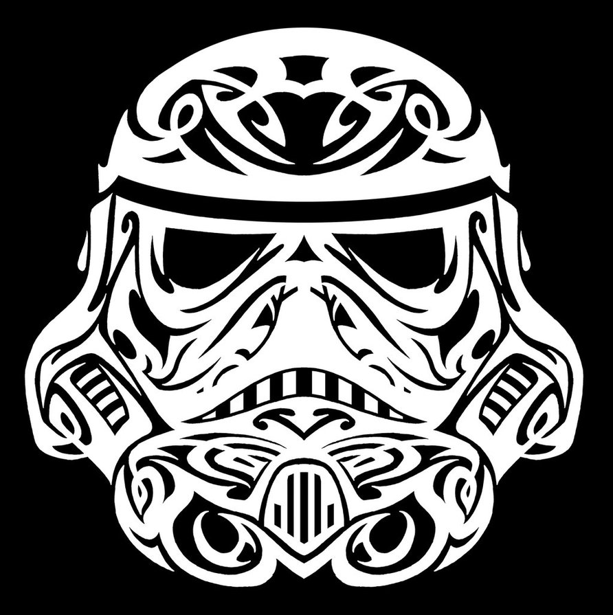 Stormtrooper Head Drawing at GetDrawings | Free download