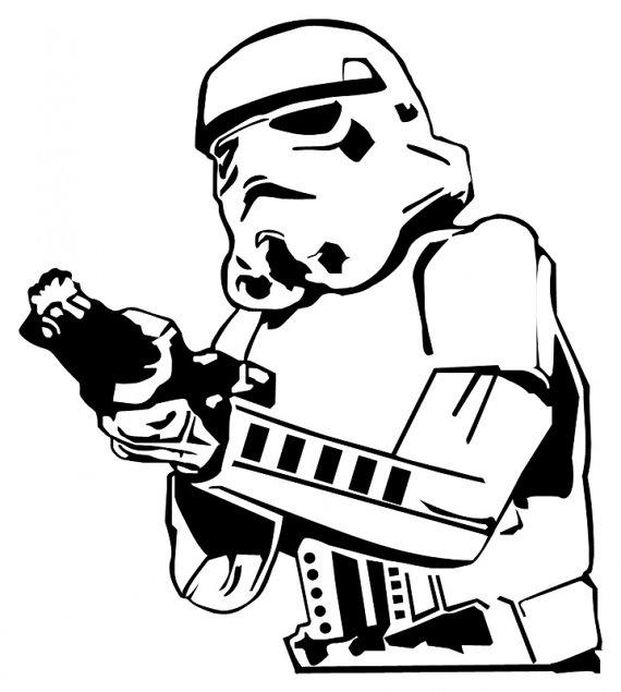 Stormtrooper Line Drawing at GetDrawings | Free download