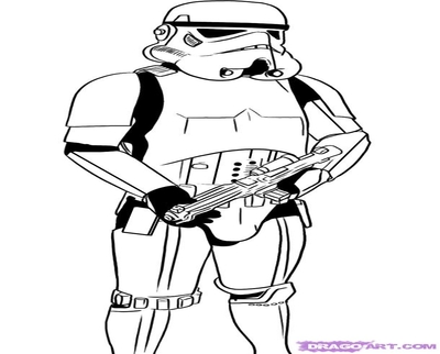 Stormtrooper Line Drawing at GetDrawings | Free download