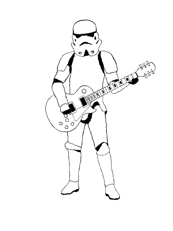 600x800 Stormtrooper Guitarist By Tehdrift