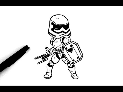 480x360 Comment Dessiner Un Stormtrooper (Chibi)