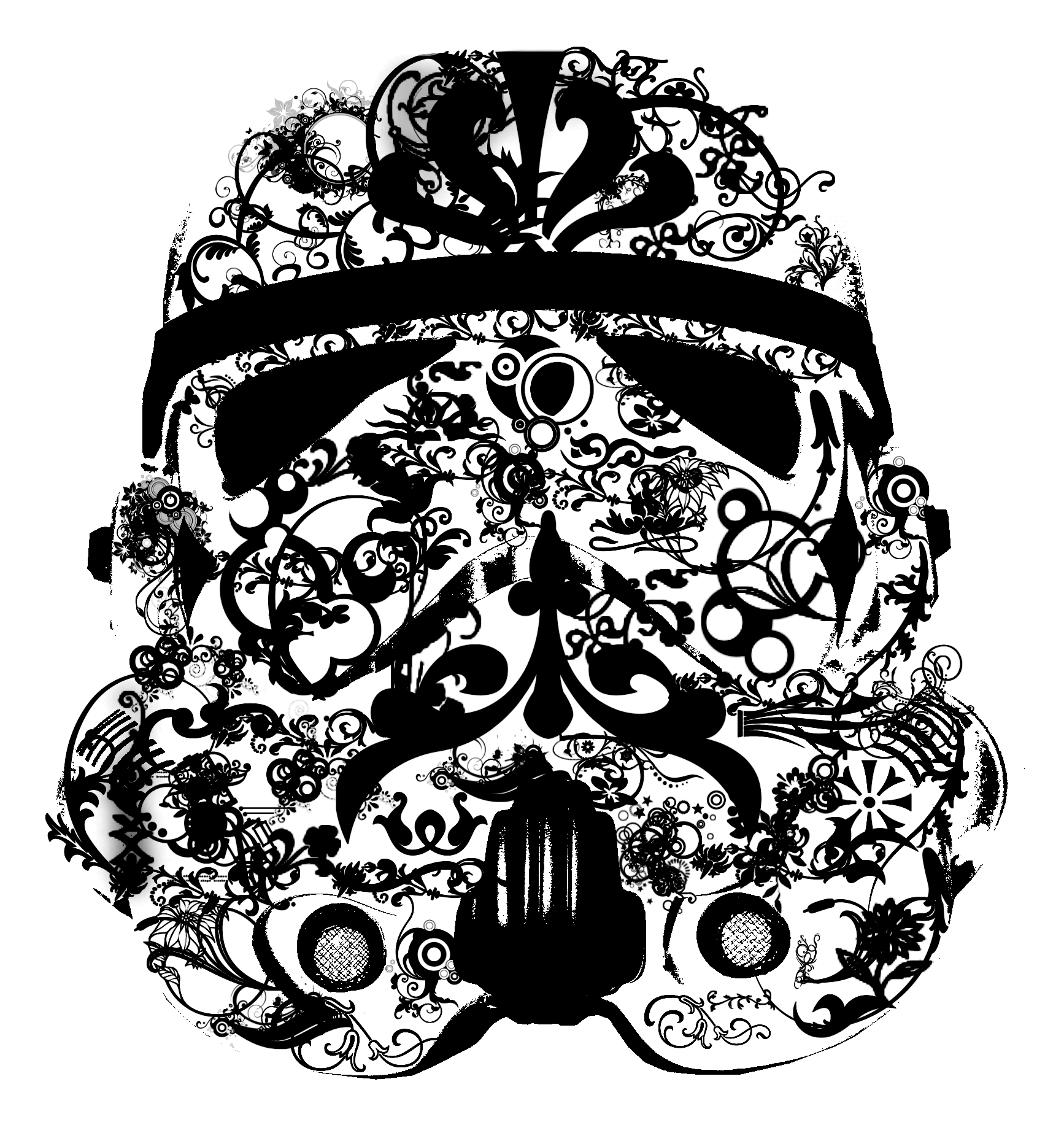 1734x1859 Decorative Classic Stormtrooper Mask By John Lemasney Via