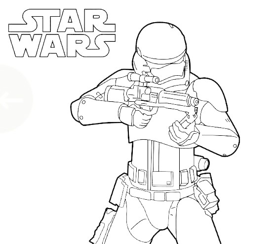 555x496 Star Wars Coloring Pages!