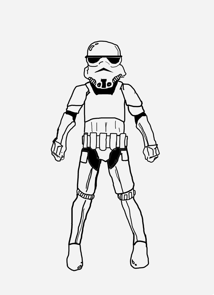 900x1238 Stormtrooper Coloring Pages