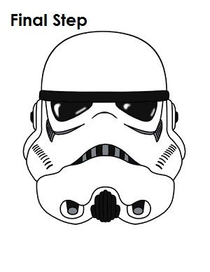 300x388 Stormtrooper Helmet Stencil Outline Pictures Body Art