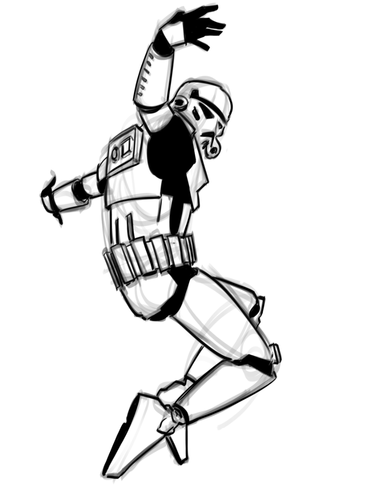 733x972 Tiefighters Breakdancing Stormtroopers Inspired By