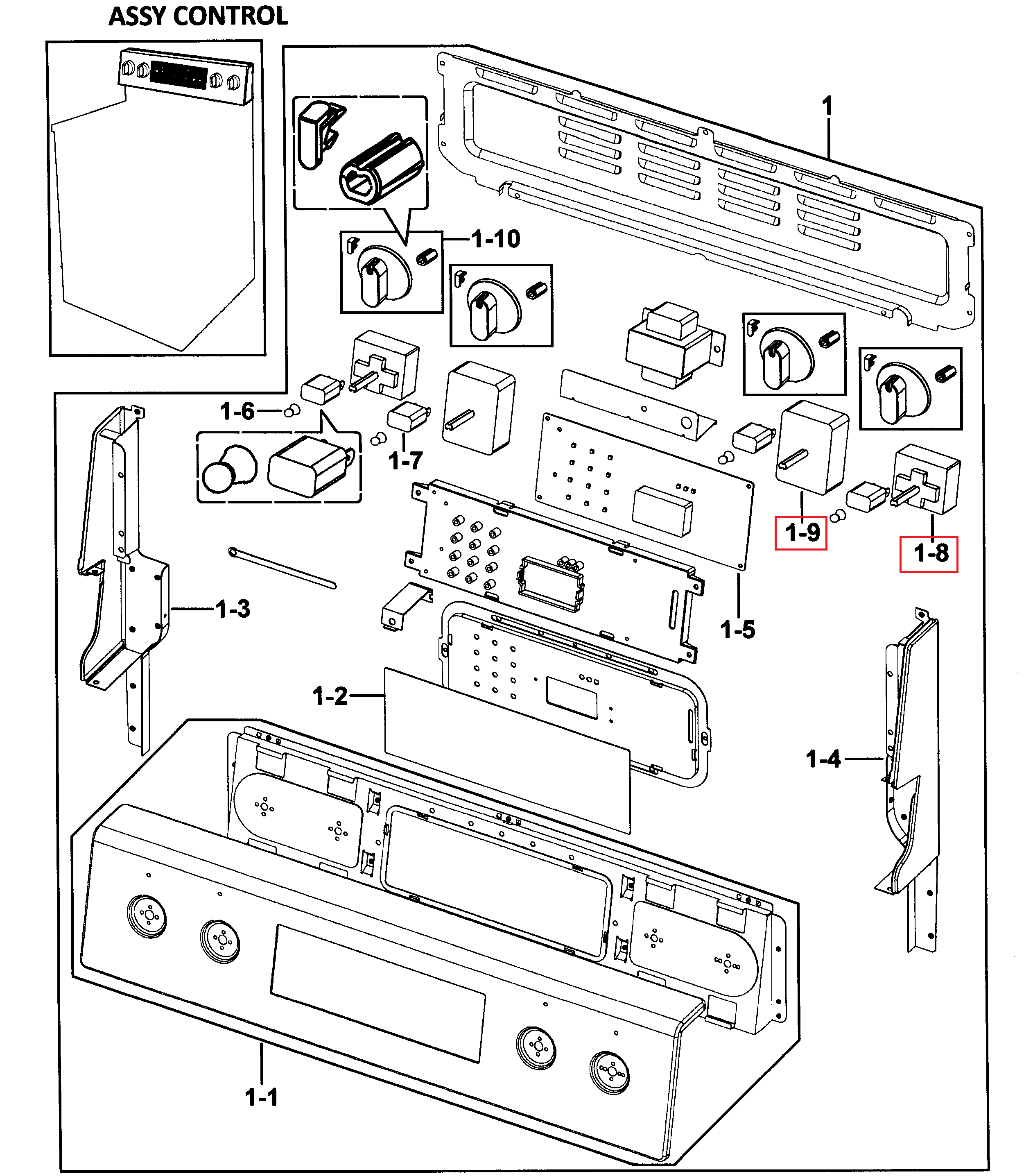 2523x2871 Infinity Switch For Samsung Ftq353iwux Stove Top