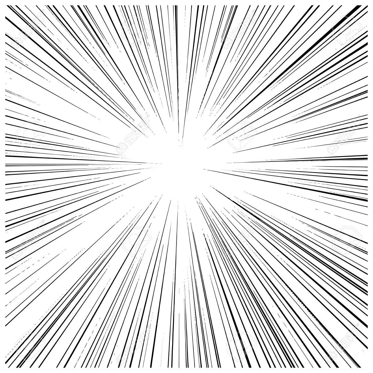 1300x1300 Illustration Vector Abstract Manga Speed Motion Thin Black