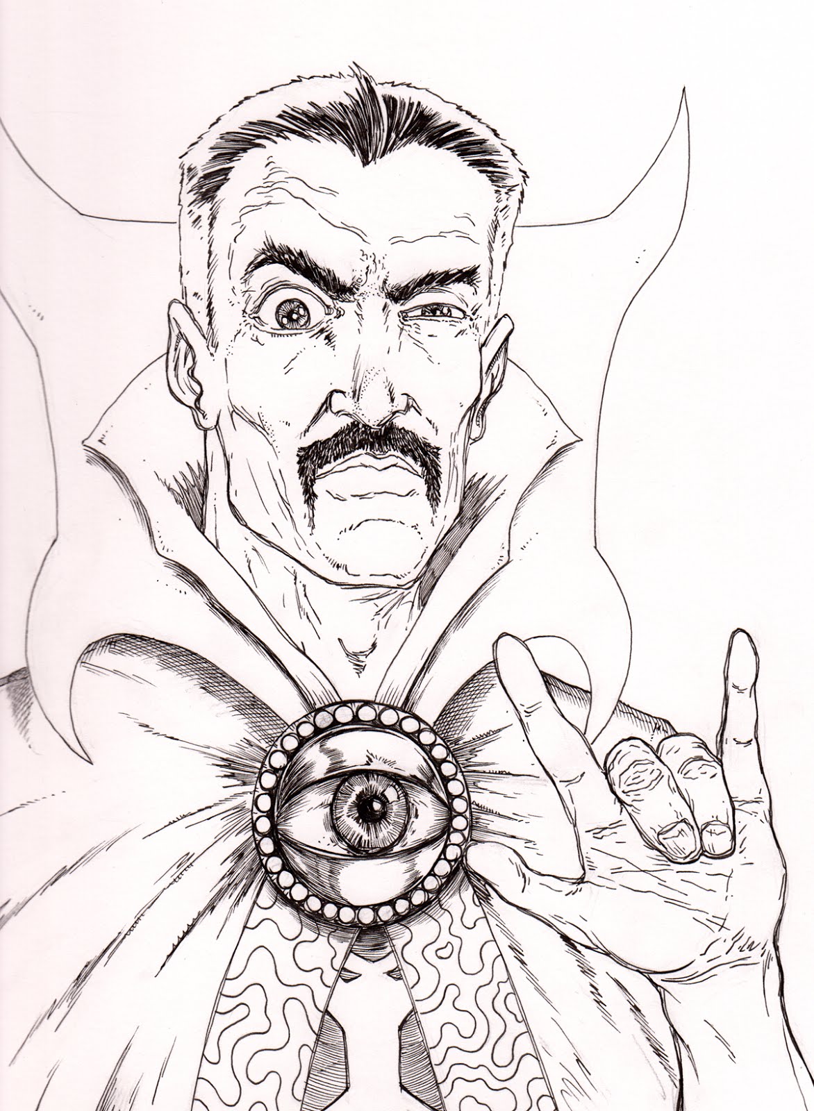 1172x1600 Velocity Comics Dr. Strange Monthtly Draw!