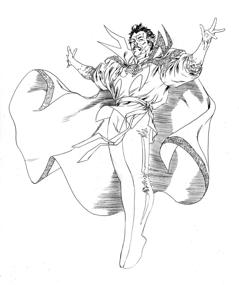 817x977 Doctor Strange By Spiderguile