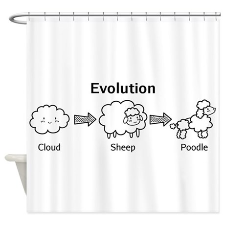 460x460 Fluffy Clouds Shower Curtains Cafepress