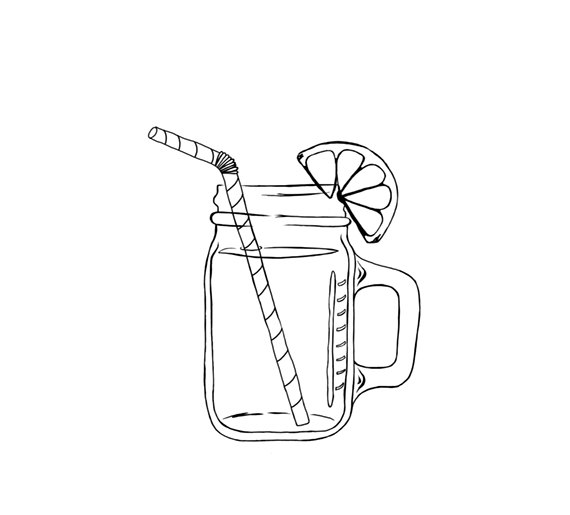 570x515 Mason Jar Image Outline