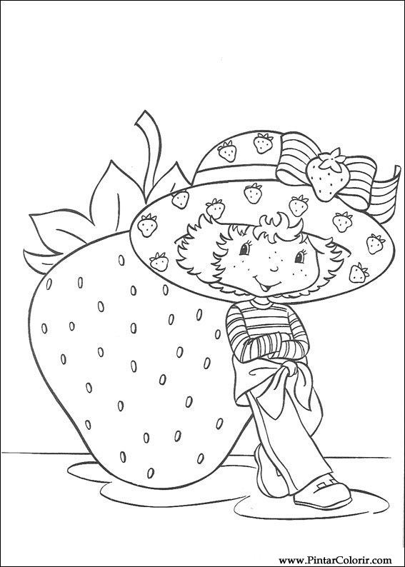 567x794 Drawings To Paint Amp Colour Strawberry Sweetheart