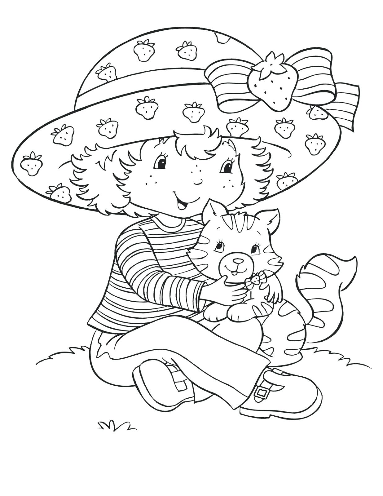 Strawberry Shortcake Drawing at GetDrawings | Free download