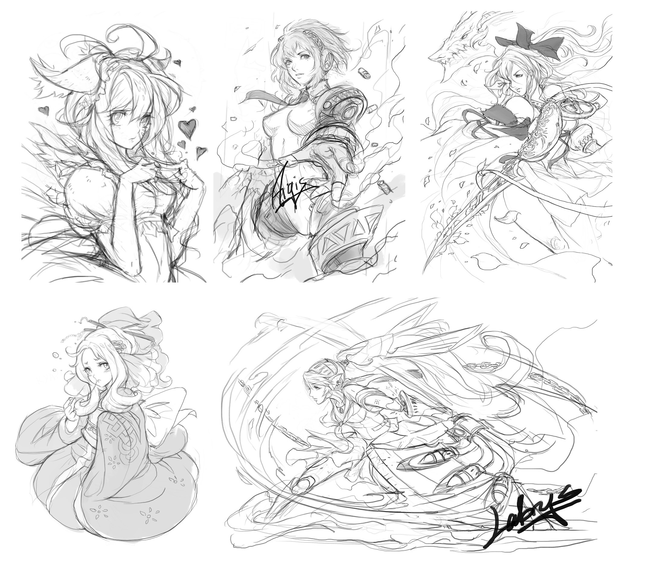 2147x1887 Stream Sketches By Muju