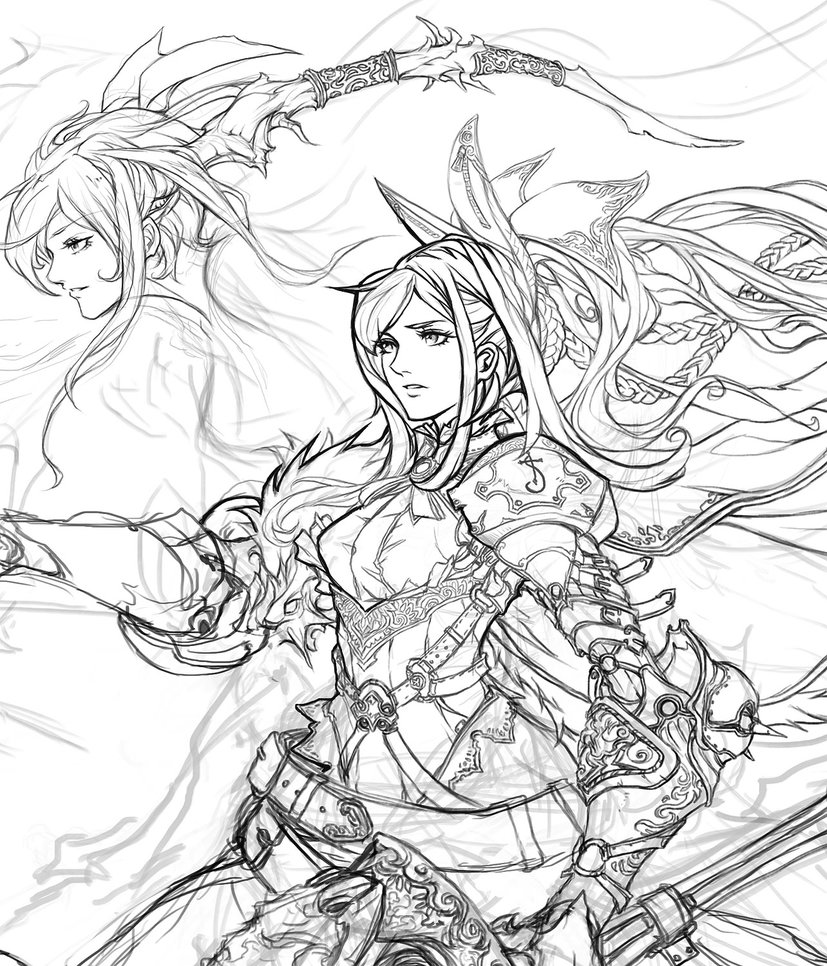 827x966 Stream Lineart By Muju