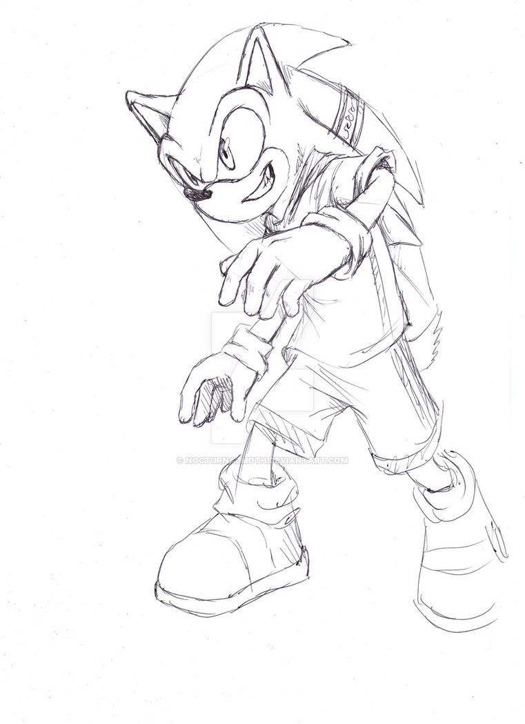 761x1049 Livestream Drawing Of Sonic By Nocturnalmoth