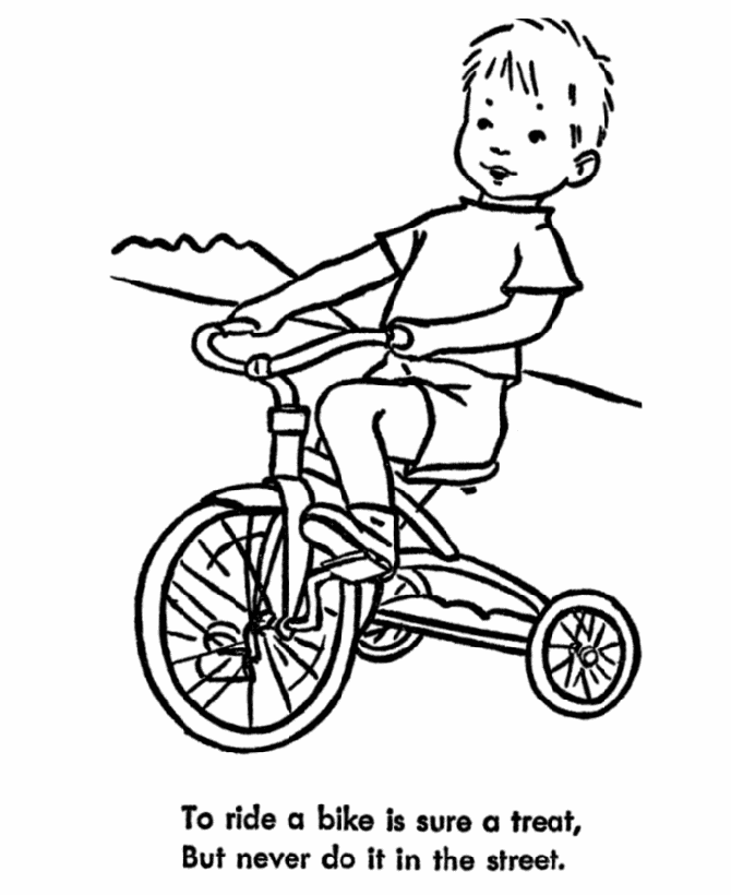 670x820 Learning Years Child Safety Coloring Page