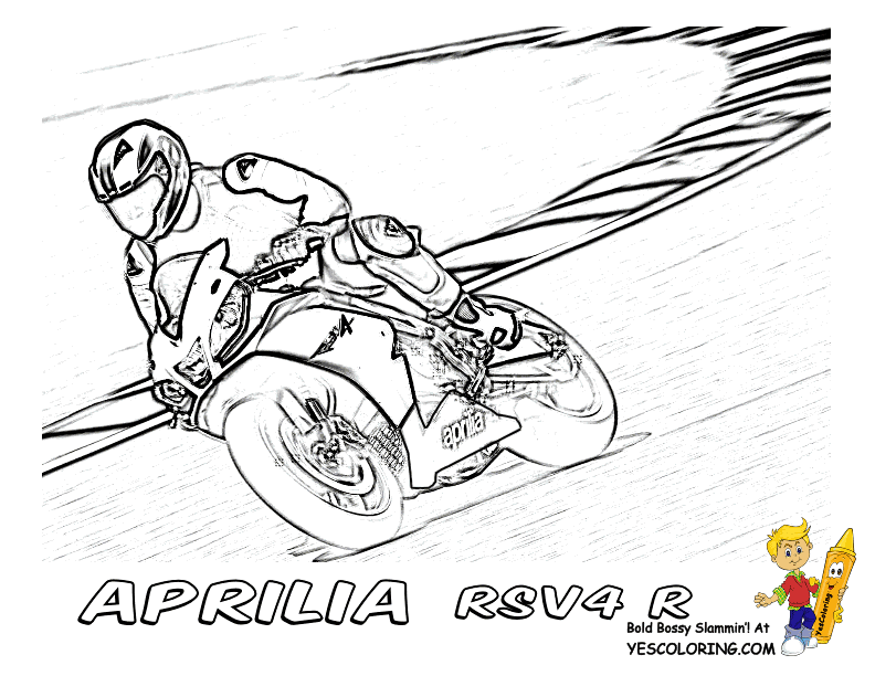 792x612 Trials Bike Coloring Pages