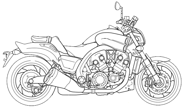 596x351 Yamaha Vmax Streetbike