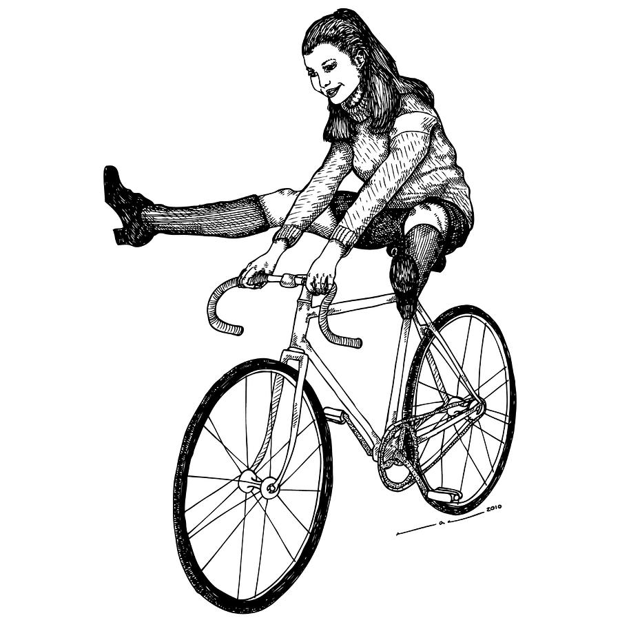 900x900 Bike Fun Drawing