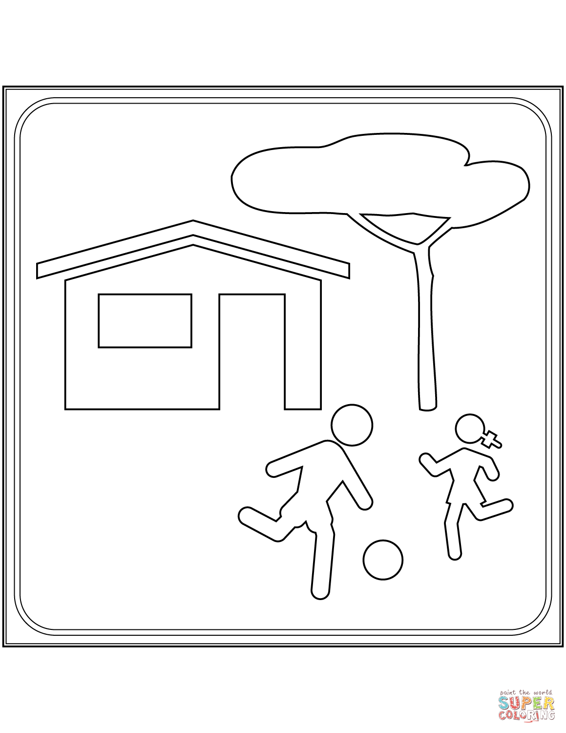 1159x1500 Living Street Sign In Italy Coloring Page Free Printable