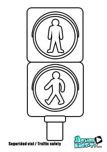 350x495 Printable Traffic Signs Coloring Pages Coloring Page Autumn Street