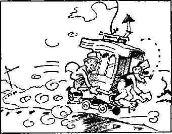 340x266 Typical Toonerville Sight. Artist Fontaine Fox. The Streetcar