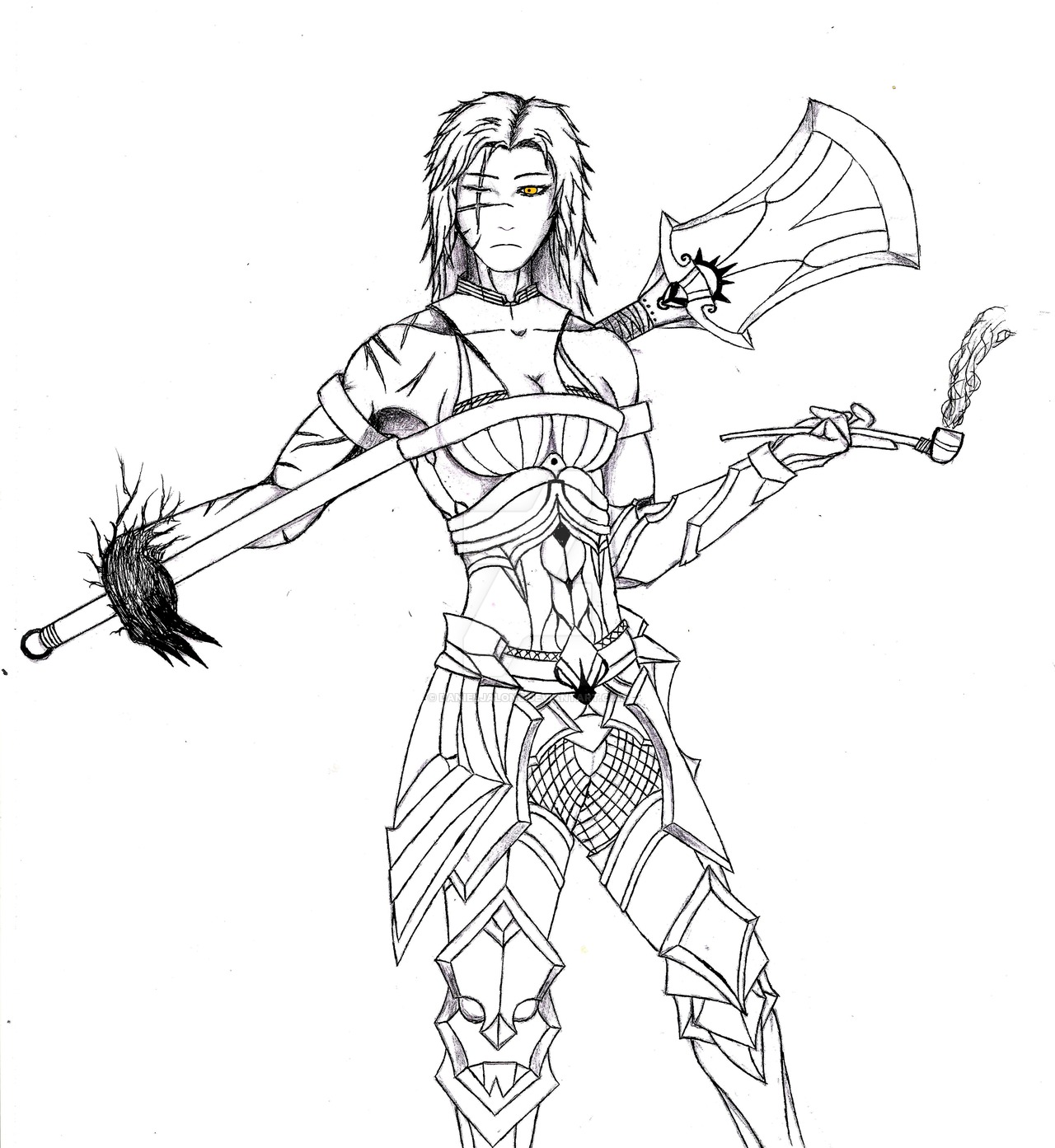 1280x1393 Woman Strength By Danieljalong