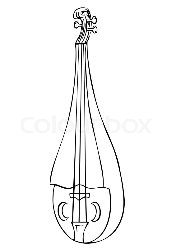 566x800 Illustration Of The Medieval Strings Instrument