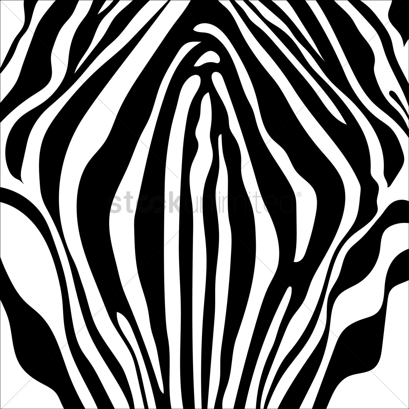 1300x1300 Zebra Stripes Background Vector Image