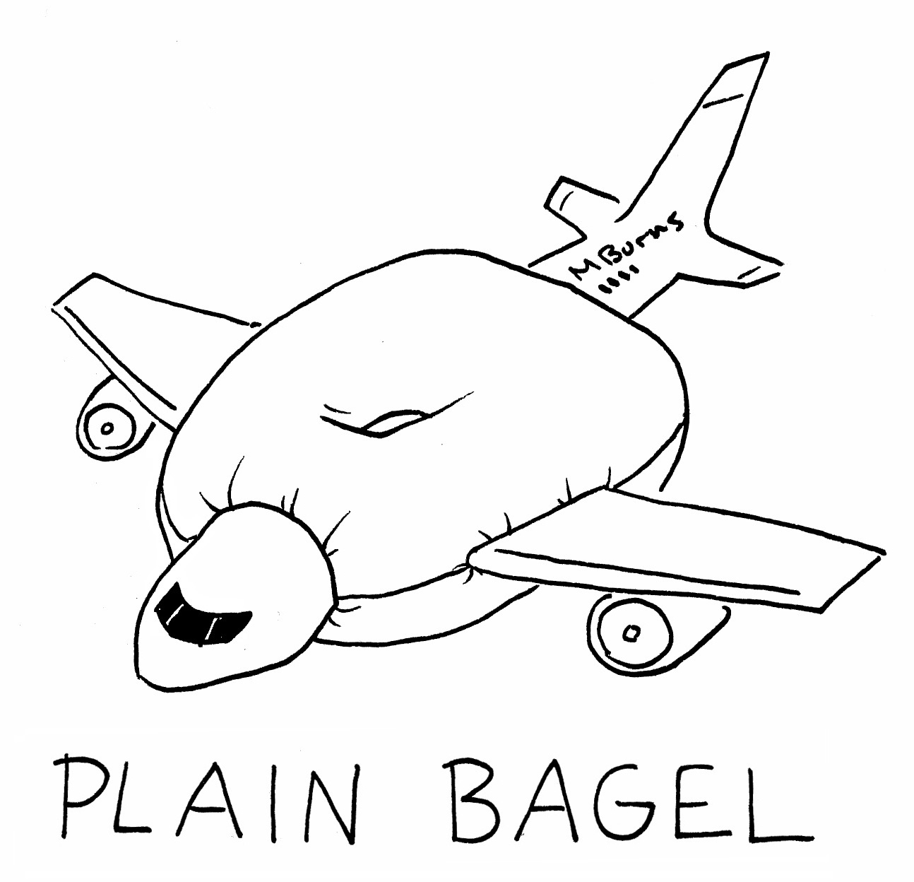 1294x1248 Comic Strip By Mike Burns Facebook Page! Plain Bagel, Male