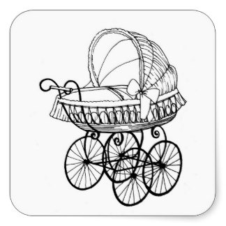 324x324 Antique Stroller Drawing