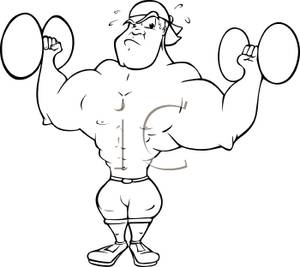 Strong Man Drawing at GetDrawings | Free download