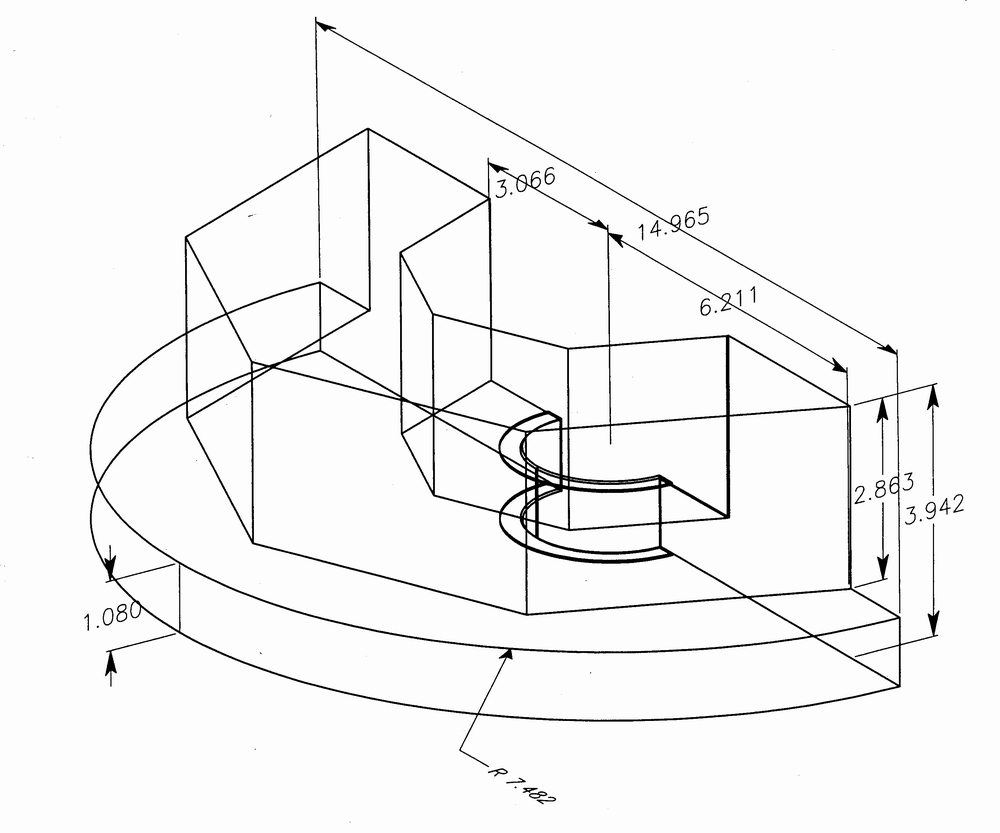 1000x833 Luminosity Detector Supporting Structure Drawings And Dimensions