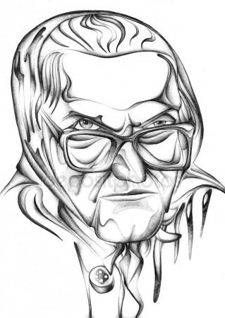 319x450 Face Drawing Sketch Art Stock Photo Maxtor7777