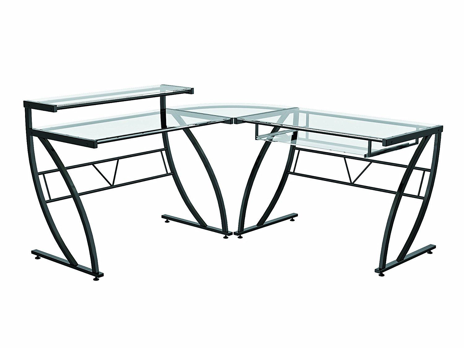 1500x1125 Z Line Belaire Glass L Shaped Computer Desk