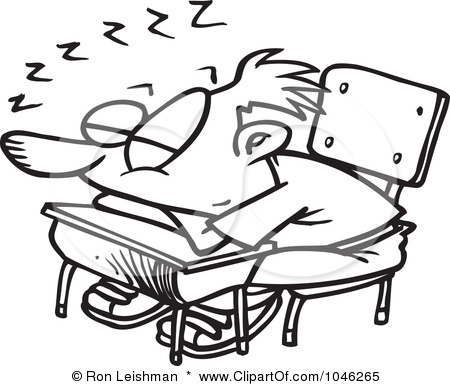 450x386 Sleeping Clipart Lazy Student