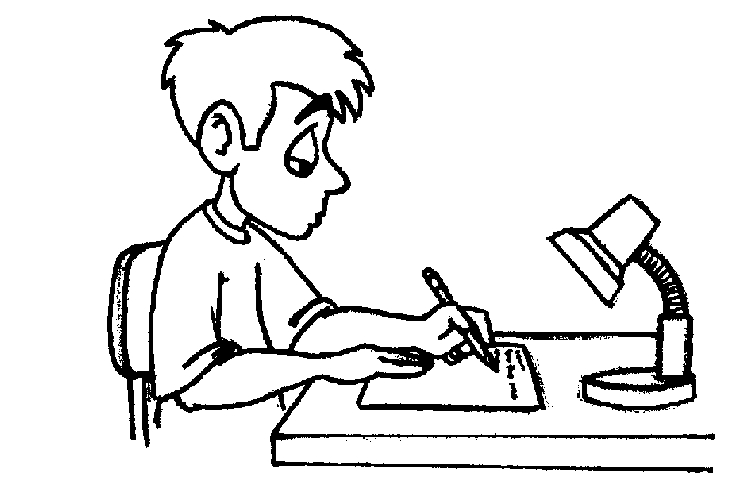 752x502 Students Writing Clipart Black And White Hd Letters