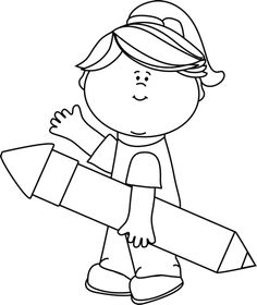 236x280 Clip Art Black And White Black And White Boy Student