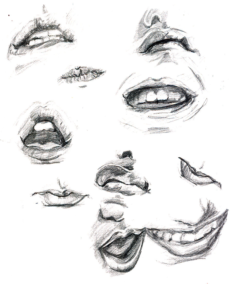 900x1108 Mouth Study By Cbrengan