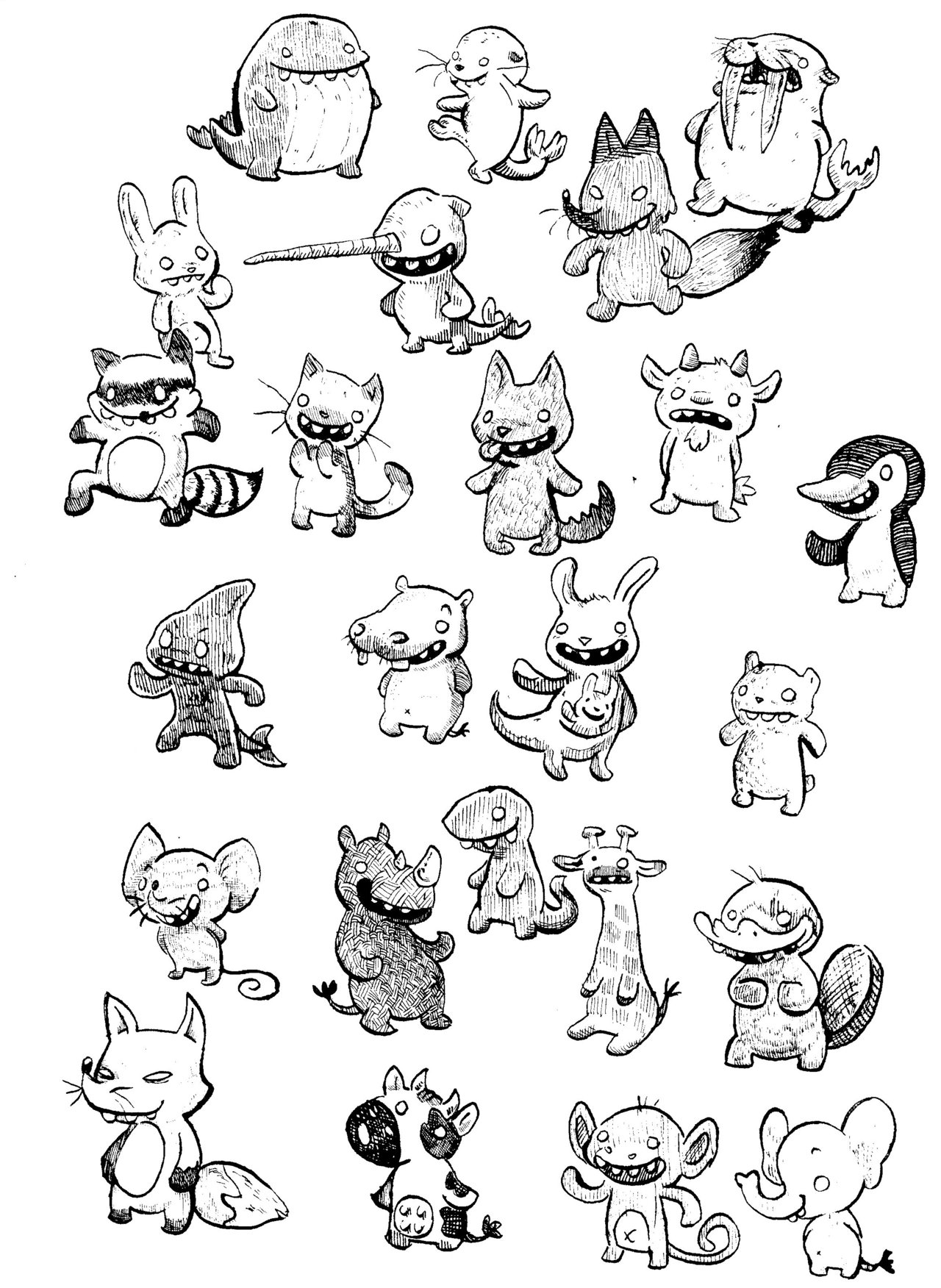 1280x1752 Stupid Animals By Pickychicken