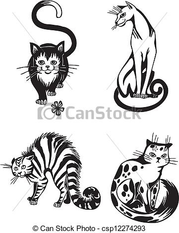 361x470 Stylized Cats