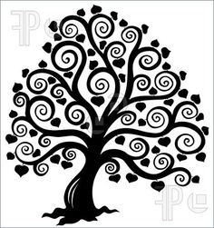236x251 Illustration Of Stylized Tree Silhouette
